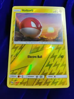 Voltorb | Reverse Holo | MINT | Shining Legends 30/73 | Common | Pokemon - Image 1