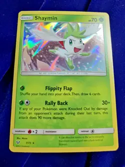 Shaymin | Holo | MINT | Shining Legends 7/73 | Rare | Pokemon - Image 1