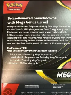 Pokemon TCG Mega Evolution - Mega Venusaur Ex Premium Collection Box - Image 3
