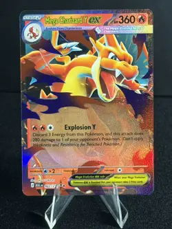 Mega Charizard Y ex 022/217 Ascended Heroes English Pokemon TCG NM - Image 3