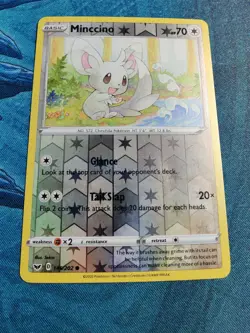 Minccino | Reverse Holo | MINT | Sword & Shield 145/202 | Common | Pokemon - Image 1