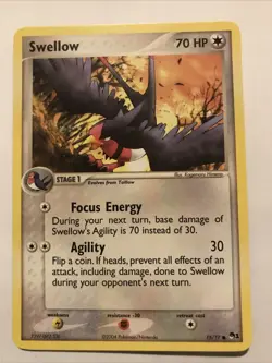 Swellow 15/17 Pop Series 1 Regular Pokemon TCG Promo Card - Image 1