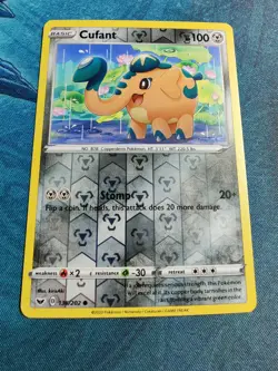 Cufant | Reverse Holo | MINT | Sword & Shield 136/202 | Common | Pokemon - Image 1