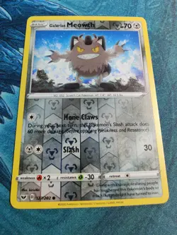 Galarian Meowth | Reverse Holo | MINT | Sword & Shield 127/202 | Pokemon - Image 1