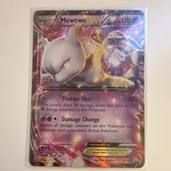 Pokemon Mewtwo EX XY107 XY Black Star Promo Holo 170 HP English - Image 1