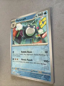 Pokemon TCG * Scarlet & Violet 151 * 062/165 Poliwrath U * REVERSE HOLO * NM - Image 2