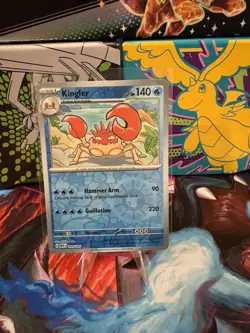 Pokemon 151 - Kingler 99/165 - Reverse Holo - NM/M - Image 1