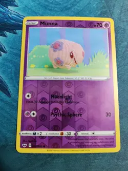 Munna | Reverse Holo | MINT | Sword & Shield 087/202 | Common | Pokemon - Image 1