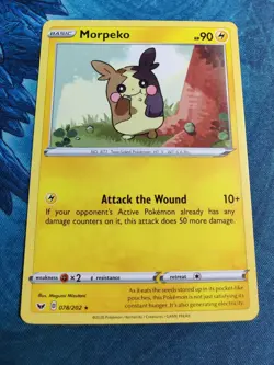 Morpeko | MINT | Sword & Shield 078/202 | Rare | Pokemon - Image 1