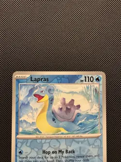 Pokemon TCG Lapras 131/165 Sv: Scarlet & Violet 151 Reverse Holofoil Near Mint - Image 3