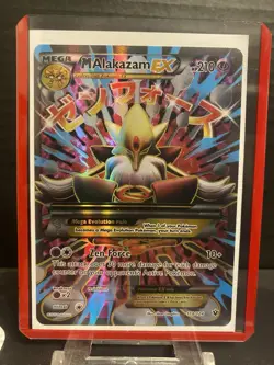 Pokemon M Alakazam EX 118/124 Fates Collide Ultra Rare Full Art Holo - Image 1