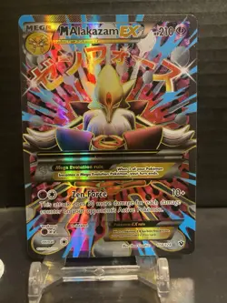 Pokemon M Alakazam EX 118/124 Fates Collide Ultra Rare Full Art Holo - Image 3