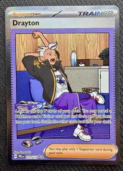 Pokemon Drayton 172/131 Sv: Prismatic Evolutions Special Illustration Rare Holo - Image 1