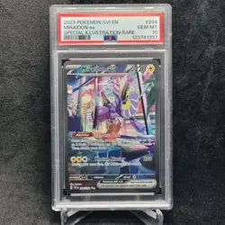 Pokemon Miraidon EX PSA 10 SIR 244/198 Scarlet & Violet Base Set English TCG - Image 1
