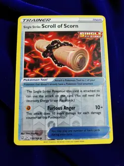 Single Strike Scroll of Scorn Reverse Holo MINT | Battle Styles 133/163 Pokemon - Image 1
