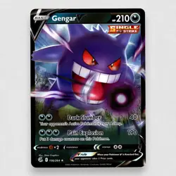Gengar V 156/264 SWSH08: Fusion Strike Ultra Rare Pokemon TCG NM - Image 1