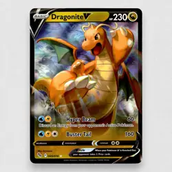Dragonite V 049/078 Pokemon GO Ultra Rare Pokemon TCG NM - Image 1