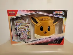 Pokemon Prismatic Evolutions Accessory Pouch Special Collection Sealed NEW - Image 1