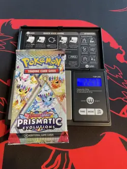 VERY HEAVY! GOD PACKUU SIRUU 22.47g Prismatic Evolutions Pokemon Booster - Image 1