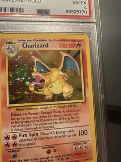 Charizard Holo 1999 Pokemon Game #4 Rare Holo PSA 4 - Image 4