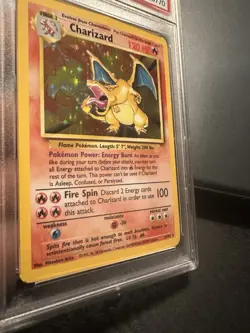Charizard Holo 1999 Pokemon Game #4 Rare Holo PSA 4 - Image 5