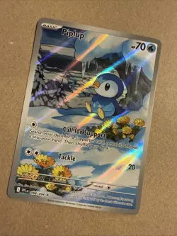 Piplup 98/94 IR Illustration Rare Pokemon Phantasmal Flames Full Art - NM 🔥 - Image 3