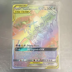 The Pokemon Company Moltres & Zapdos & Articuno GX Secret Hidden Fates Holo TAG… - Image 1