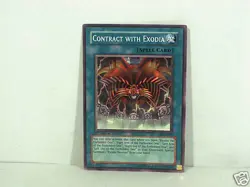 Contract With Exodia First Edition Yugioh Short Print - Image 1