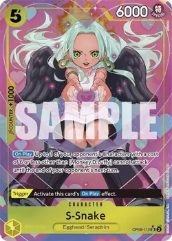 One Piece TCG | S-Snake (Parallel) | OP08-112 | Two Legends | NM - Image 1