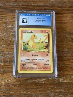 CHARMANDER - Base Set 2 - 69/130 - Common - Pokemon Card Graded CGC 8.5 Grading - Image 2