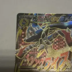 Pokemon XY Promos Lucario EX Full Art Promo Card 55a/111 Mega M Lucario EX - Image 3