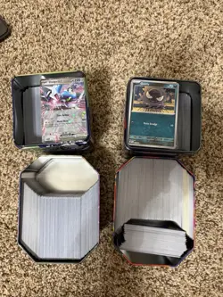 Pokemon TCG Card Lot, Tins with bulk - Image 1