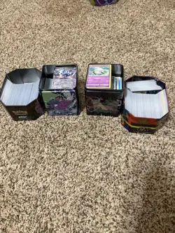 Pokemon TCG Card Lot, Tins with bulk - Image 3