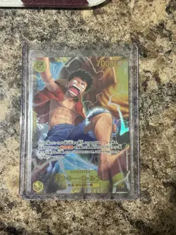 Monkey D. Luffy One Piece CCG OP15-119 Foil Character Card Japanese - Image 1