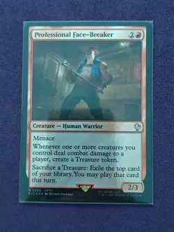 Professional Face-Breaker (Surge Foil) #296 (NM) Final Fantasy FIC Magic MTG - Image 1