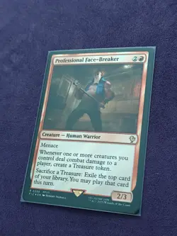 Professional Face-Breaker (Surge Foil) #296 (NM) Final Fantasy FIC Magic MTG - Image 2