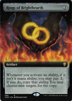 Rings of Brighthearth (Extended Art) - Commander Legends (698) - NM - Image 1