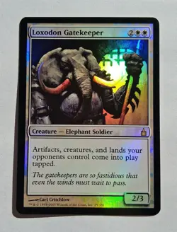Magic MTG - Loxodon Gatekeeper (Foil) - Ravnica City of Guilds - NM - Image 1