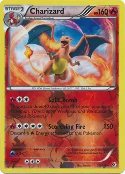 Charizard - 20/149 - Holo Rare - Reverse Holo DMG, English Pokemon Boundaries Cr - Image 1