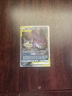Pokemon TCG Gengar & Mimikyu GX Full Art 165/181 Team Up Ultra Rare Holo English - Image 3