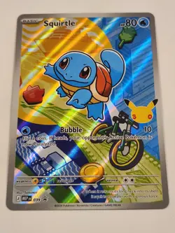 Squirtle 039 - Pokemon TCG - Mega Evolution Illustration Black Star Promo! - Image 1