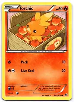TORCHIC RC5/RC25 HOLO COMMON LEGENDARY TREASURES: RADIANT COLLECTION LP - Image 1
