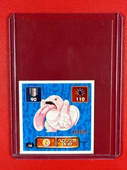 1996 Pokemon Amada Sticker Lickitung #108 - Image 1