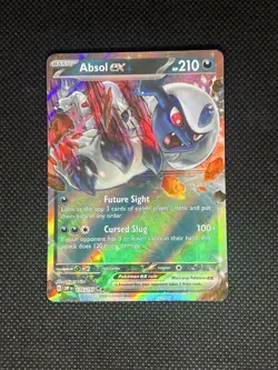 Pokemon Absol ex Double Rare Holo 135/197 SV03: Obsidian Flames Basic 210 HP - Image 1