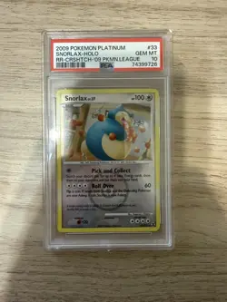 Snorlax #33 [EN] Cross Hatch Holo Platinum Pokemon League Promo PSA 10 Gem Mint - Image 1