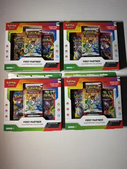 Pokemon TCG First Partner Illustration Collection (Series 1) 2026 Lot Of 4x - Image 2