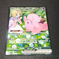 Pokemon Lillie's Clefairy EX 184/159 Full Art Holo SPECIAL ILLUSTRATION Rare - Image 3