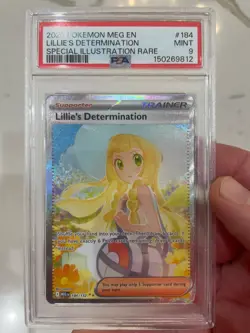 Pokemon Lillie's Determination 184/132 PSA 9 - Image 1