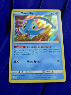Manaphy | Holo | MINT | Shining Legends 25/73 | Rare | Pokemon - Image 1