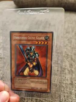 Yu-Gi-Oh Obnoxious Celtic Guard CT1-EN006 Secret Rare Limited Edition Holo Foil - Image 1